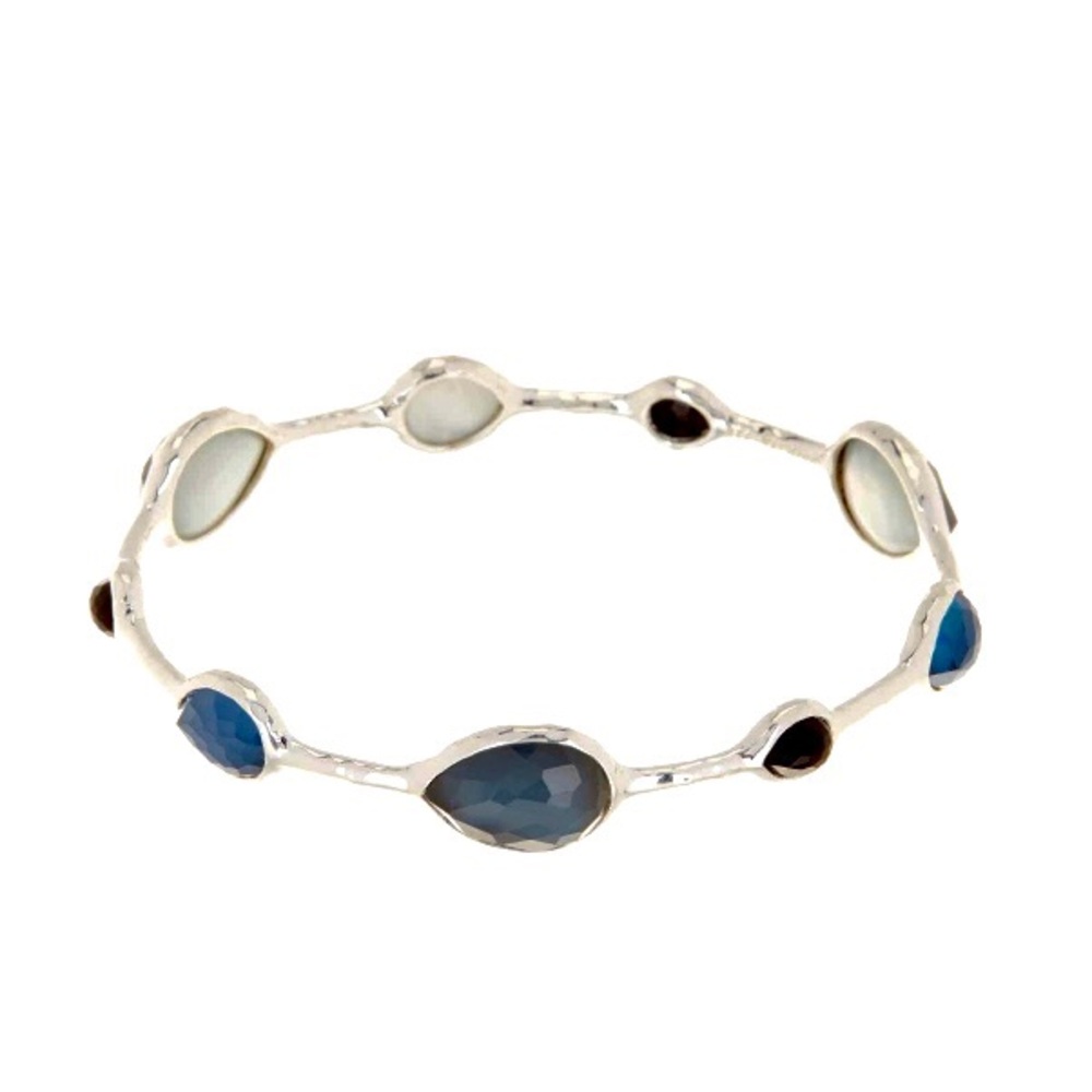 Ippolita sterling silver open teardrop bangle $995